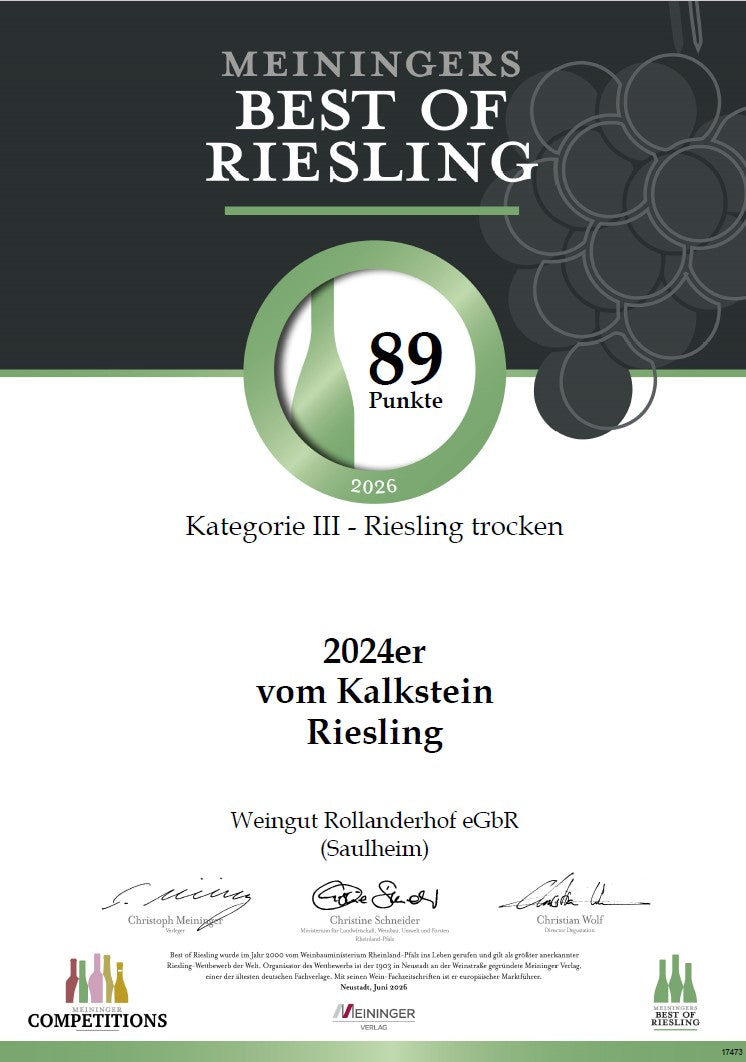 Saulheimer Riesling Kalkstein trocken