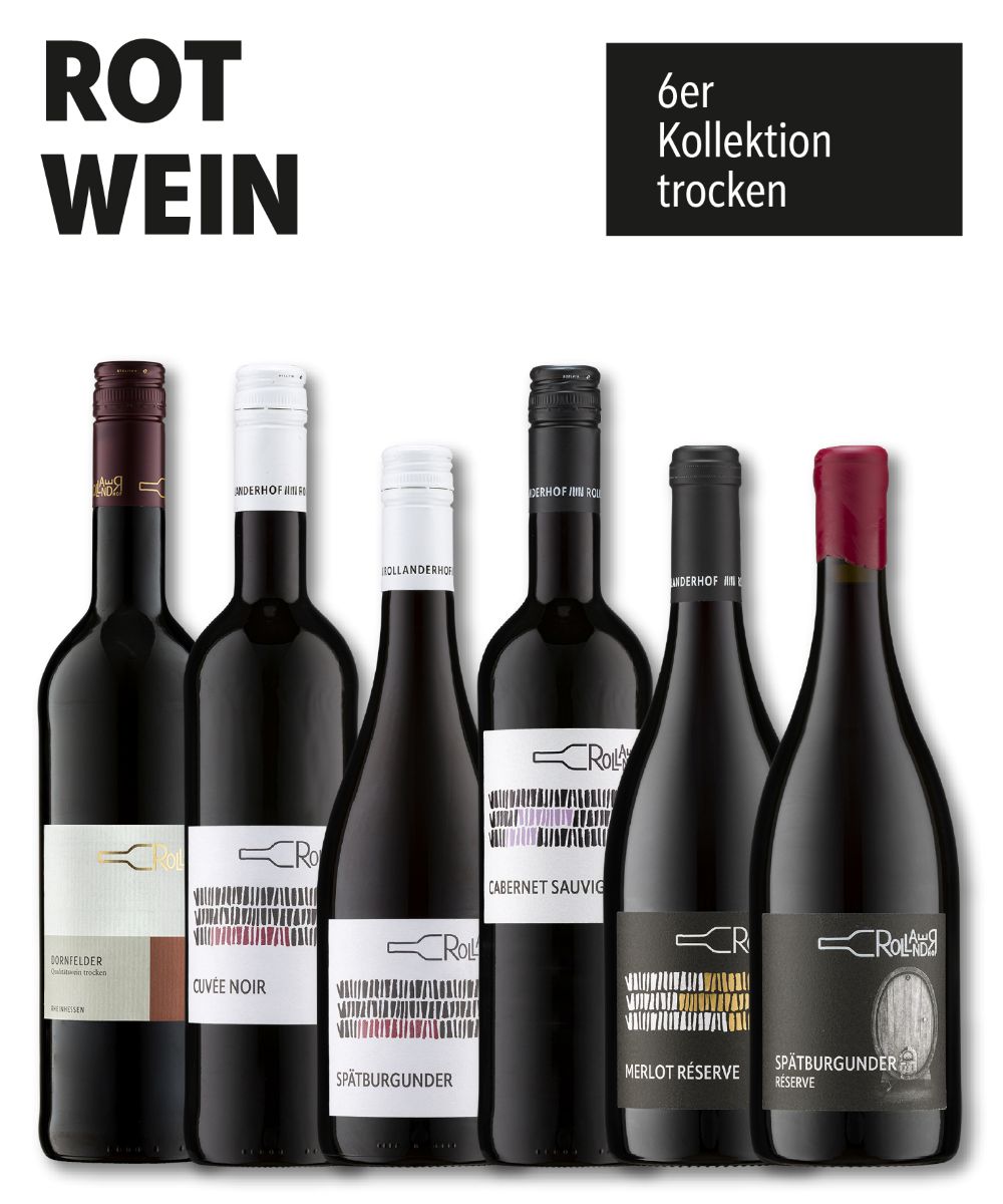 6er Rotwein Kollektion