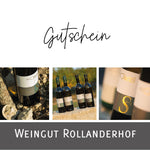 Gutschein (Weinladen, Wochenmarktstände, Weinterrasse)