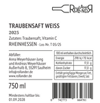 2025er Traubensaft