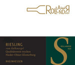 2022er Riesling vom Kalkmergel Rollanderhof »S« trocken