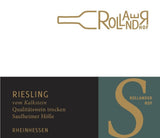 2022er Riesling vom Kalkstein Rollanderhof »S« trocken